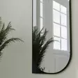 Ekologinen Flotal-E Peili - Musta, 100% MDF, 52x152 cm, Seinään Kiinnitettävä, Tyylikäs ja Kestävä Sisustuselementti - Peilit - 8684282515418 - 4