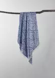 Fouta Rantapyyhe 100% Puuvillaa, Sininen, 90x170 cm, Korkea Imukyky, Erittäin Pehmeä, Konepestävä 30-40 °C - Pyyhkeet ja kylpytakit - 8683342757348 - 4