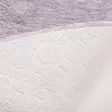 Harmaa 100 cm Kylpyhuonematto - 100% Akryyli, Antibakteerinen, Konepestävä, Liukumaton, Helppohoitoinen, 3 cm Nukka - Pyöreät matot - 8683342422048 - 5