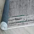 Harmaa Matto 80x150 cm - Konepestävä, Antibakteerinen, Liukumaton, 70% Puuvillaa, 30% Polyesteriä, 6 mm Paksuus - Pienet matot ja käytävämatot - 8683743487158 - 6