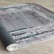 Harmaa Matto 80x150 cm - Konepestävä, Antibakteerinen, Liukumaton, 70% Puuvillaa, 30% Polyesteriä, 6 mm Paksuus - Pienet matot ja käytävämatot - 8683743487158 - 5