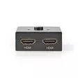 HDMI Kytkin | 3-Porttinen port(s) | 1x HDMI Input / 2x HDMI Input | 1x HDMI Output / 2x HDMI Output | 4K@60Hz | 6 Gbps | Metalli | Antrasiitti - Videokytkimet ja jakajat - 5412810320158 - 1