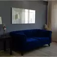 Hopeapeili 130x65 cm - Moderni ja Monipuolinen MDF-seinäpeili, Säädettävä Asennus, Valmiiksi Koottu, Helppo Kiinnitys - Peilit - 8681875708318 - 3
