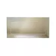 Hopeapeili 130x65 cm - Moderni ja Monipuolinen MDF-seinäpeili, Säädettävä Asennus, Valmiiksi Koottu, Helppo Kiinnitys - Peilit - 8681875708318 - 9