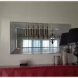 Hopeapeili 130x65 cm - Moderni ja Monipuolinen MDF-seinäpeili, Säädettävä Asennus, Valmiiksi Koottu, Helppo Kiinnitys - Peilit - 8681875708318 - 6