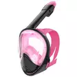 ISport Full Face musta/pinkki S/M sukellusmaski - Uimalasit, snorkkelit, räpylät - 6438014375168 - 1