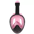 ISport Full Face musta/pinkki S/M sukellusmaski - Uimalasit, snorkkelit, räpylät - 6438014375168 - 2