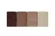 Käsipyyhesetti (4 kpl), kerma beige ruskea, 50 x 90 cm, pehmeä, imukykyinen, kestävä - Pyyhkeet ja kylpytakit - 8681181150368 - 3