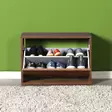 Kenkäkaappi Oslo Pähkinä - Tyylikäs ja Toimiva Säilytysratkaisu - 100% Melamiinipinnoitettu - 60x42x30 cm - Useita Hyllyjä - Kenkäkaapit - 8682870658318 - 4