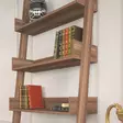 Kirjahylly, 100% Melamiinipinnoitettu Lastulevy, Pähkinä, 80x195x32 cm, Useita Hyllyjä, 2 Pakettia, Kestävä ja Tyylikäs - Kirjahyllyt - 8681875037838 - 4