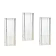 Kolmen Osan Koristepeilisetti - Läpinäkyvä MDF - Ekologinen Flotal-E - 30x70x2,2 cm - Helppo Asennus - Peilit - 8684282429678 - 1