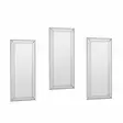 Kolmen Osan Koristepeilisetti - Läpinäkyvä MDF - Ekologinen Flotal-E - 30x70x2,2 cm - Helppo Asennus - Peilit - 8684282429678 - 7