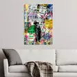Koristeellinen Karkaistu Lasi Maalaus 70x100 cm - Monivärinen Seinäkoriste, Elegantti ja Kestävä Sisustuselementti - Taulut ja kehykset - 8684282138358 - 4