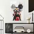 Koristeellinen Karkaistu Lasi Maalaus 70x100 cm - Monivärinen Seinäkoriste, Elegantti ja Kestävä Taideteos - Taulut ja kehykset - 8684282905318 - 2