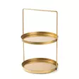 Koristeellinen metallilisävaruste, kulta, 21 cm, 33 cm, kestävä, ajaton, monipuolinen - Koristeet, koriste-esineet - 8684282243458 - 1