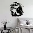 Koristeellinen Metallinen Seinäkoriste, Musta, 100% Metalli, 1,5 mm Paksuus, 63x60 cm, Tyylikäs ja Kestävä - Koristeet, koriste-esineet - 8684282474388 - 4