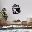 Koristeellinen Metallinen Seinäkoriste, Musta, 100% Metalli, 1,5 mm Paksuus, 63x60 cm, Tyylikäs ja Kestävä - Koristeet, koriste-esineet - 8684282474388 - 5