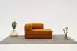 Kulmasohva, oranssi, 290 cm leveä, kestävä, ympäristöystävällinen - Sohvat - 8684283436408 - 9