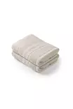 Kylpypyyhesetti 2 kpl, 100% puuvillaa, 450 gr/m², Koko 50x90 cm, Väri: Kivi, Konepesu 40°C, Ei valkaisuaineita - Pyyhkeet ja kylpytakit - 8684283056668 - 1