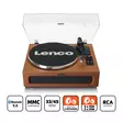 Levysoitin Bluetooth MMC 4 kaiuttimet sisäänrakennettu Brown - Levysoittimet ja neulat - 8711902069638 - 1