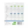 Litteä verkkokaapeli S/STP CAT7 PNI U7075B, 2 x RJ45, 4 paria johtoja, 32AWG, kupari, 10 Gbps, 600 MHz, 7,5 m, musta - PNI tuotteet - 5949066538698 - 6