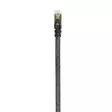 Litteä verkkokaapeli S/STP CAT7 PNI U7075B, 2 x RJ45, 4 paria johtoja, 32AWG, kupari, 10 Gbps, 600 MHz, 7,5 m, musta - PNI tuotteet - 5949066538698 - 4