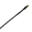 Litteä verkkokaapeli S/STP CAT7 PNI U7075B, 2 x RJ45, 4 paria johtoja, 32AWG, kupari, 10 Gbps, 600 MHz, 7,5 m, musta - PNI tuotteet - 5949066538698 - 7