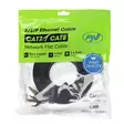 Litteä verkkokaapeli S/STP CAT7 PNI U7075B, 2 x RJ45, 4 paria johtoja, 32AWG, kupari, 10 Gbps, 600 MHz, 7,5 m, musta - PNI tuotteet - 5949066538698 - 8