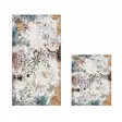 Luxus Kylpyhuonemattosetti (2 kpl), monivärinen, 50 x 60 cm, 60 x 100 cm, pehmeä, liukumaton, antibakteerinen - Kylpyhuonematot ja kosteantilan matot - 8683342421348 - 1