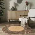 Matto (120 x 120), kerma, 120 x 120 cm, pehmeä, antibakteerinen - Suuret ja keskikokoiset matot - 8683743681778 - 2