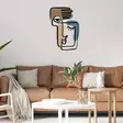 Metallinen Seinäkoriste - Monivärinen, 38x55 cm, Tyylikäs ja Kestävä Sisustuselementti Kodin Eleganssiin - Koristeet, koriste-esineet - 8684282053798 - 2