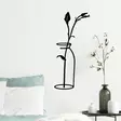 Metallinen Seinäkoriste Musta 33x0,15x71 cm - Tyylikäs ja Kestävä Sisustuselementti Kodin Kaunistamiseen - Koristeet, koriste-esineet - 8683342204248 - 4
