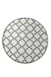 Monivärinen 100 cm Matto - 100% Polyesteri, Antibakteerinen, Konepestävä, Liukumaton, 10 mm Nukka, 700 gr/m² - Pyöreät matot - 8681875427028 - 1