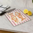 Monivärinen 100% Karkaistu Lasi Leikkuulauta 20x30 cm - Antibakteerinen, Helppo Puhdistaa, Liukumaton Silikonijalat - Keittiötyövälineet - 8684283731848 - 1