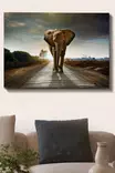 Monivärinen 70x100 cm Koristeellinen Canvas-taulu Puisella Kehyksellä - Tyylikäs Sisustuselementti Kotiin ja Toimistoon - Taulut ja kehykset - 8681875612448 - 2