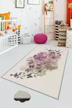Monivärinen 80x50 cm Antibakteerinen Polyesterimatto - 3D Digipainettu, Konepestävä, Liukumaton, 8mm Nukkapinta - Pienet matot ja käytävämatot - 8682870646728 - 2