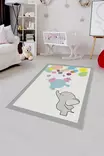 Monivärinen Antibakteerinen eteisen matto käytävämatto 100x200 cm - 100% Polyesteri, Digitaalinen Painatus, Konepestävä, Liukumaton - Suuret ja keskikokoiset matot - 8683342889858 - 2