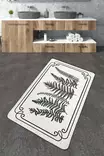 Monivärinen Antibakteerinen Kylpymatto 70x120 cm - 100% Polyesteri, 10 mm Nukka, Konepestävä, Liukumaton Alapuoli - Kylpyhuonematot ja kosteantilan matot - 8683342800648 - 1