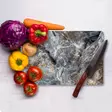 Monivärinen Antibakteerinen Leikkuulauta 100% Karkaistua Lasi 20x30 cm - Helppo Puhdistaa, Ei Astianpesukoneeseen - Keittiötyövälineet - 8684283727278 - 1