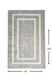 Monivärinen eteisen matto käytävämatto 80x150 cm - 100% Polyesteri, Antibakteerinen, Konepestävä, Liukumaton, Digitaalinen Painatus - Pienet matot ja käytävämatot - 8681875593198 - 3