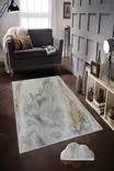 Monivärinen eteisen matto käytävämatto 80x150 cm - 100% Polyesteri, Antibakteerinen, Konepestävä, Liukumaton PVC-pohja, 3D-tulostus - Pienet matot ja käytävämatot - 8681875858778 - 2