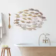 Monivärinen Käsintehty Koristeellinen Metalli Seinäkoriste 94x58x4 cm - Yksilöllinen Taideteos Kodin Sisustukseen - Koristeet, koriste-esineet - 8683742688518 - 3