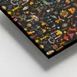 Monivärinen Koristeellinen Canvas-taulu 100x140 cm - 100% Puukehys, Valmiina Ripustettavaksi - Taulut ja kehykset - 8684283062638 - 2