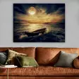 Monivärinen Koristeellinen Canvas-taulu 70x100 cm - 100% Kangas ja Puu, Helppo Ripustaa, Kestävä ja Laadukas - Taulut ja kehykset - 8682870217638 - 1