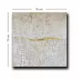 Monivärinen Koristeellinen Canvas-taulu 70x70 cm - 100% Canvas ja Mäntykehys - Tyylikäs Sisustuselementti - Taulut ja kehykset - 8684282626398 - 1