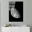 Monivärinen Koristeellinen Karkaistu Lasi Maalaus 70x100 cm - Tyylikäs ja Kestävä Seinäkoriste - Taulut ja kehykset - 8683742114338 - 2