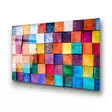 Monivärinen Koristeellinen Karkaistu Lasi Maalaus 70x100 cm - Tyylikäs ja Kestävä Seinäkoriste Kodin Sisustukseen - Taulut ja kehykset - 8683742114598 - 6