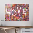 Monivärinen Koristeellinen Karkaistu Lasi Maalaus 70x100 cm - Tyylikäs Seinäkoriste Kotiin ja Toimistoon - Taulut ja kehykset - 8684282137948 - 2