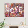 Monivärinen Koristeellinen Karkaistu Lasi Maalaus 70x100 cm - Tyylikäs Seinäkoriste Kotiin ja Toimistoon - Taulut ja kehykset - 8684282137948 - 3