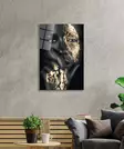 Monivärinen Koristeellinen Karkaistu Lasi Maalaus 70x110 cm - Tyylikäs Seinäkoriste Kotiin ja Toimistoon - Taulut ja kehykset - 8683742946618 - 6